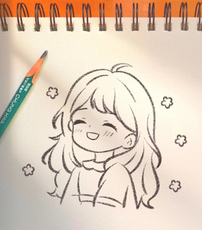 hình ảnh cute dễ vẽ 7