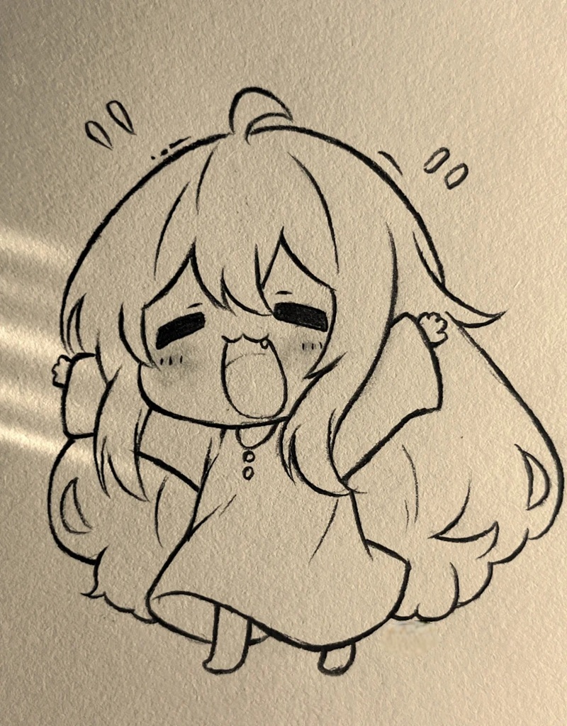 hình ảnh cute dễ vẽ 9