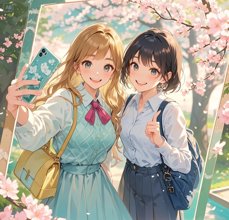 hình ảnh đôi bạn thân nữ cute 30