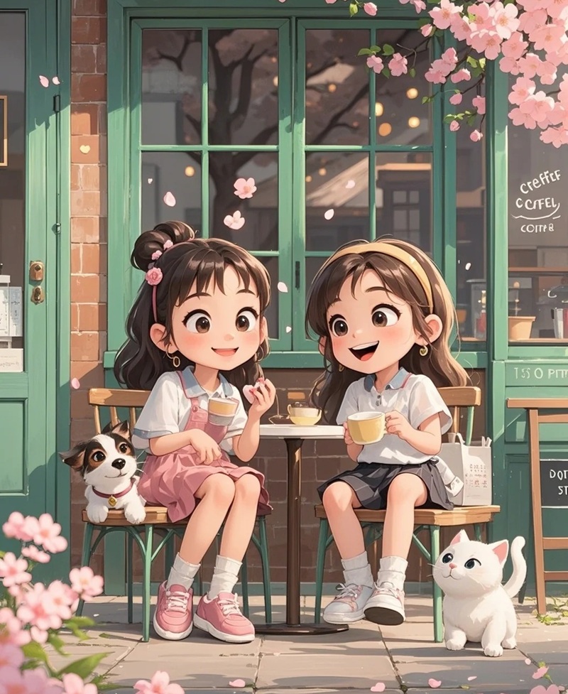 hình ảnh đôi bạn thân nữ cute 8