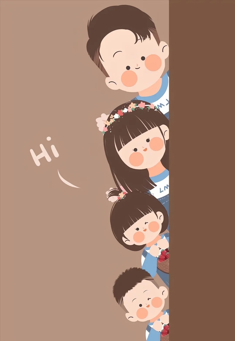 hình ảnh gia đình 4 người cute 25