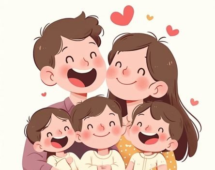 Ngắm nhìn 99+ hình gia đình 5 người cute cưng xỉu luôn!