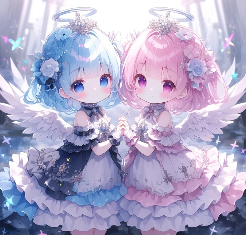 hình ảnh hai chị em cute 23