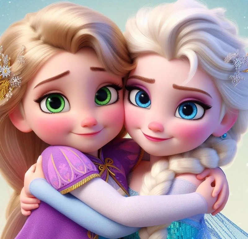 hình ảnh hai chị em cute 41