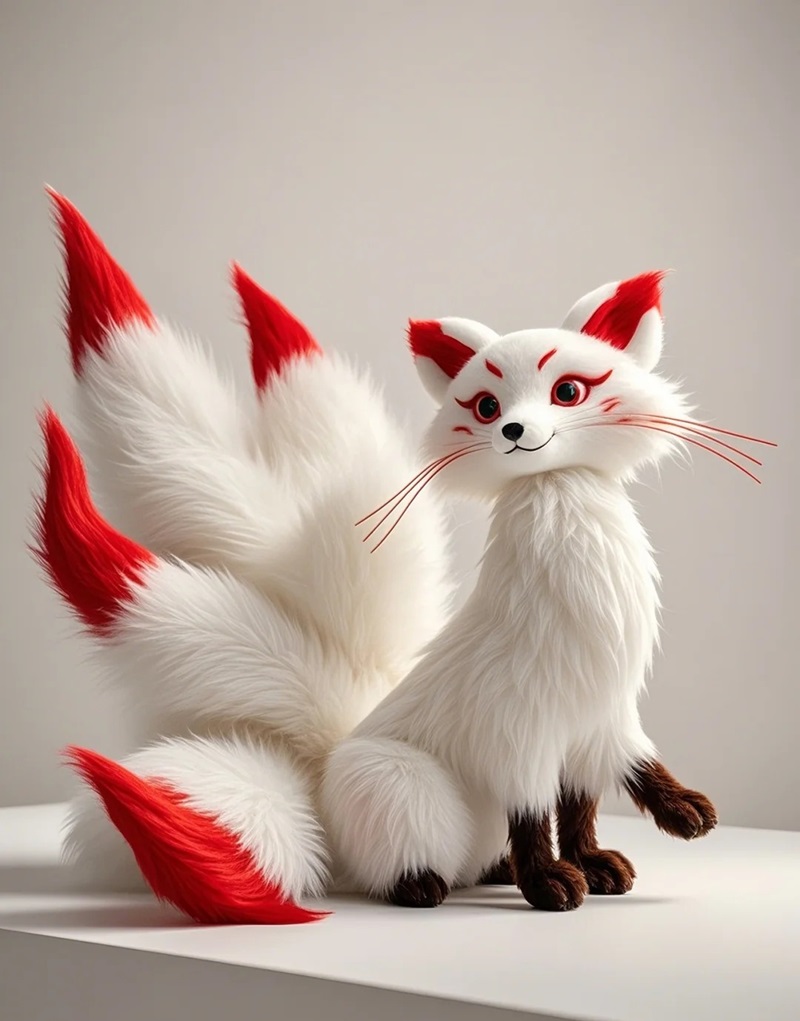 hình ảnh hồ ly 9 đuôi cute 19 