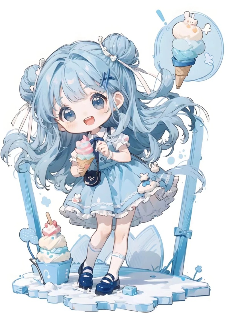 hình ảnh màu xanh dương cute 13