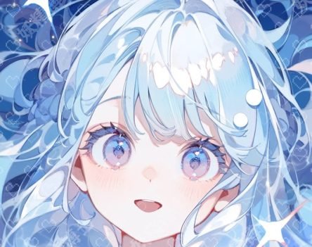 111+ hình ảnh cute xanh dương nhẹ nhàng, chill hết nấc