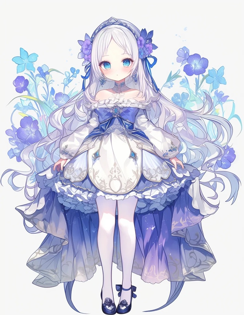 hình ảnh màu xanh dương cute 6