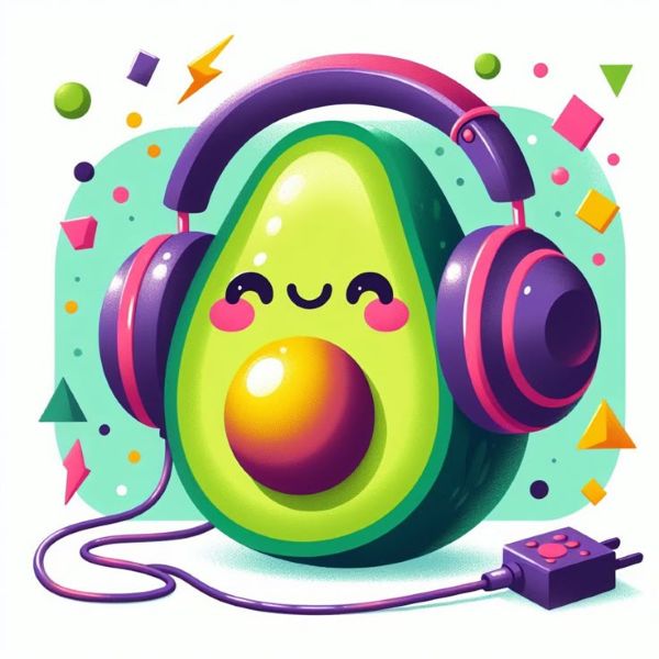 hình ảnh quả bơ cute​ 13