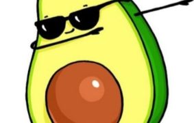 Bộ sưu tập hình ảnh quả bơ cute chibi siêu dễ thương 2025
