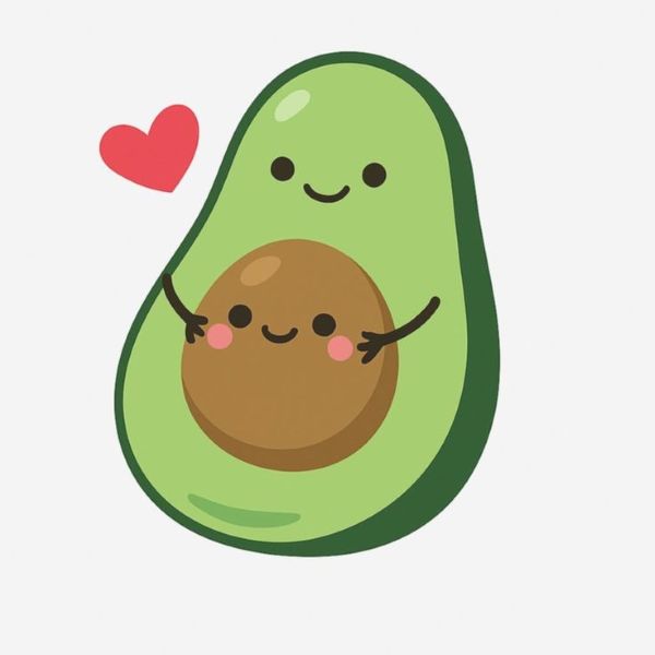 hình ảnh quả bơ cute​ 23