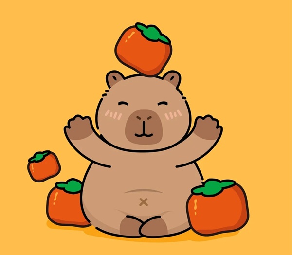 hình capybara chibi cute