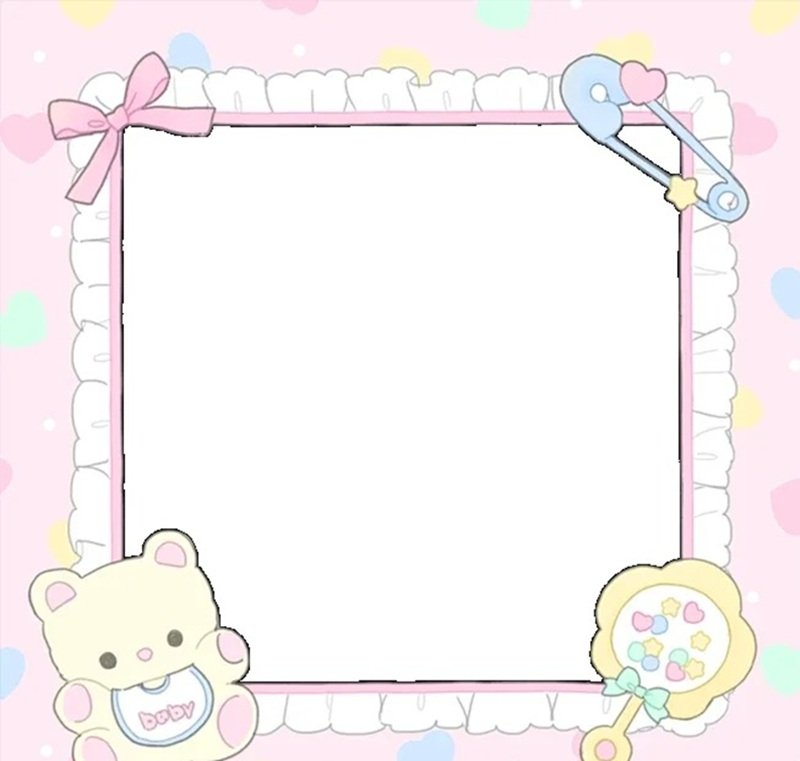 khung ảnh cute 
