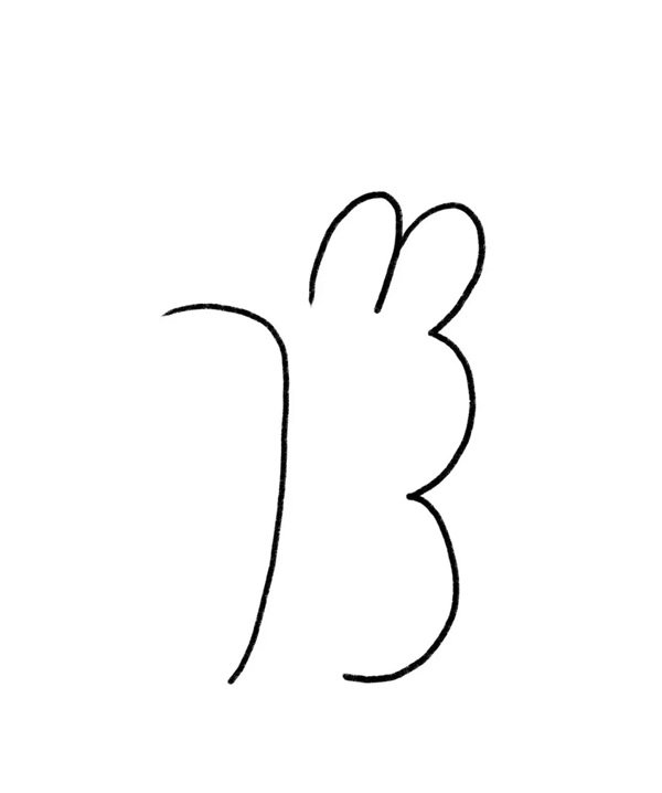 cách vẽ con thỏ cho bé 2