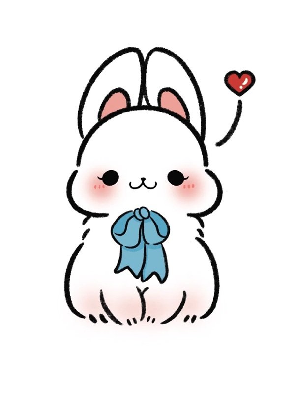 Cách vẽ con thỏ dễ thương