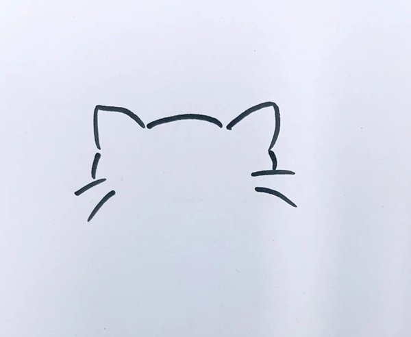 vẽ cách điệu con mèo 3