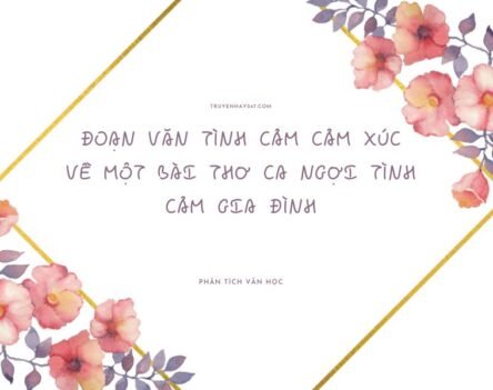 10+ Đoạn văn tình cảm cảm xúc về một bài thơ ca ngợi tình cảm gia đình nâng cao