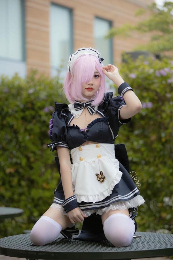 cosplay Maid Mash Kyrielight (1)