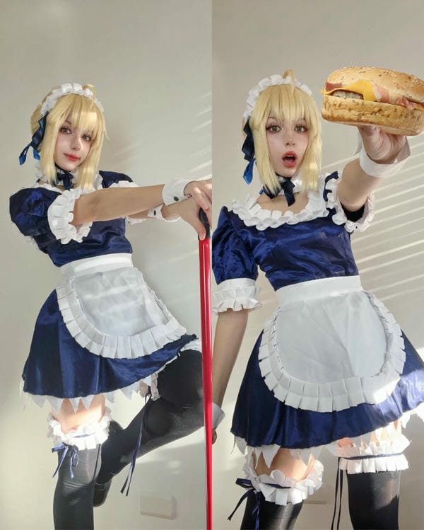 cosplay Maid Mash Kyrielight (2)
