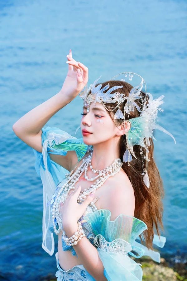 cosplay nàng tiên cá đáng yêu