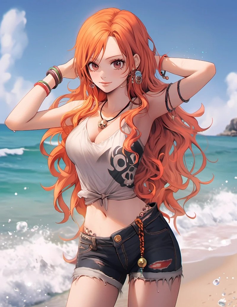 nami mặc bikini