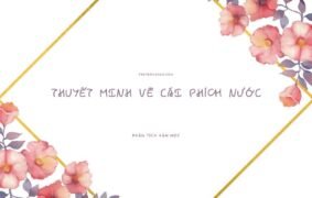 Tuyển chọn 10+ mẫu bài viết thuyết minh về cái phích nước hay