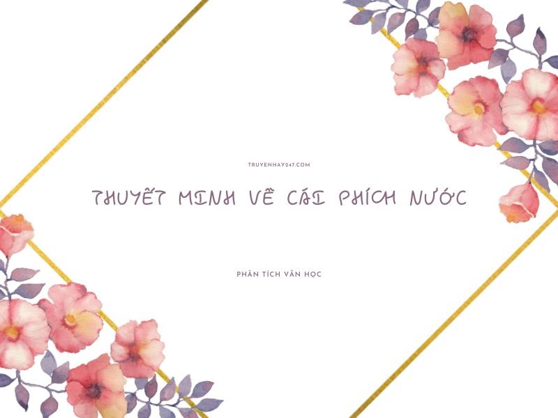 thuyết minh về cái phích nước