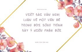 10+ Cách viết bài văn nghị luận về một vấn đề trong đời sống trình bày ý kiến phản đối