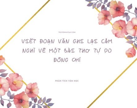 List 10+ mẫu viết đoạn văn ghi lại cảm nghĩ về một bài thơ tự do Đồng chí