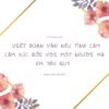15+ Cách viết đoạn văn nêu tình cảm cảm xúc đối với một người mà em yêu quý siêu hay
